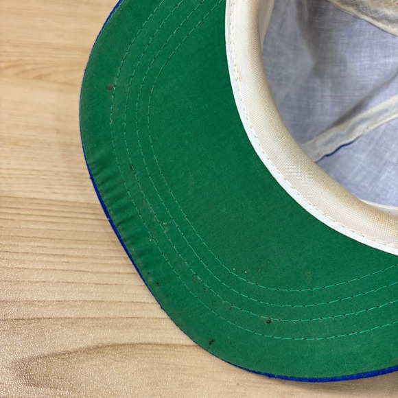 Vintage United Hat Cap Snapback Blue Trucker Patch Logo - Picture 9 of 11